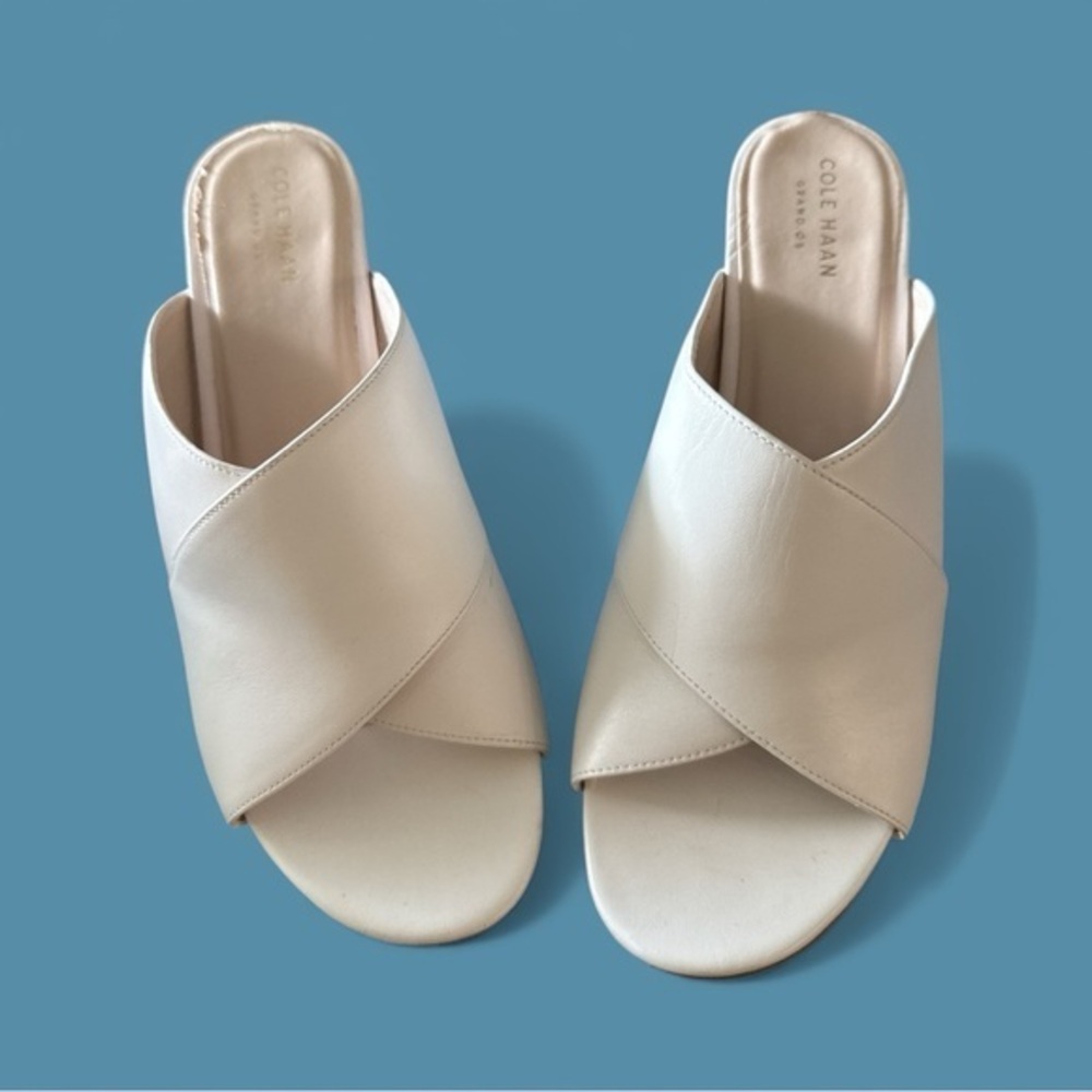 Cole Haan Women's Cream Mules